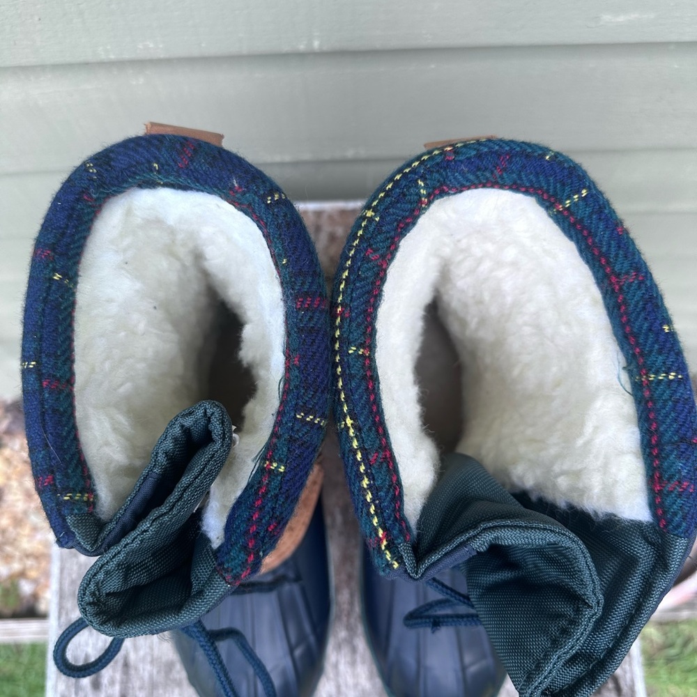 Vintage Eddie Bauer Classic Sherpa/Fleece Lined Winter Duck Boots - Picture 6 of 9